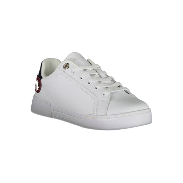 Weißes Polyethylen Damen Sneaker