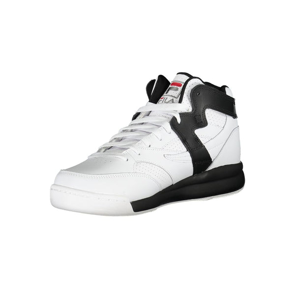 Sportliche High-Top-Schnürsneakers mit kontrastierenden Details
