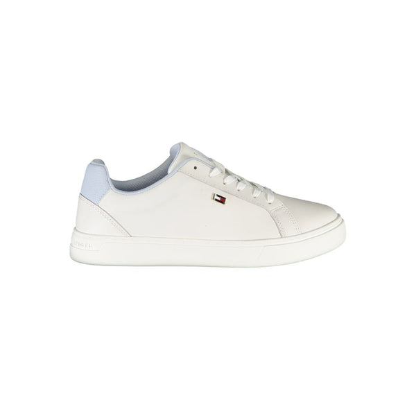 Sneaker aus weißem Polyester