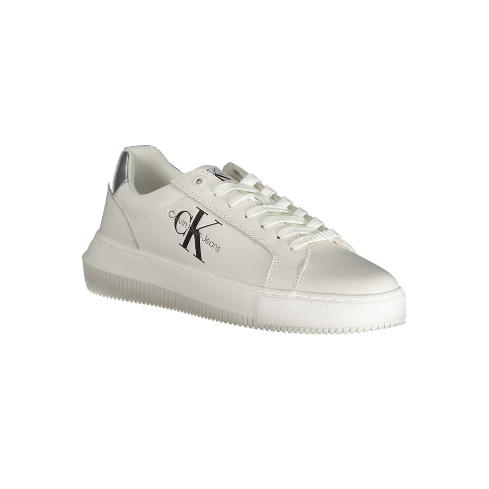 Sneaker aus weißem Polyester