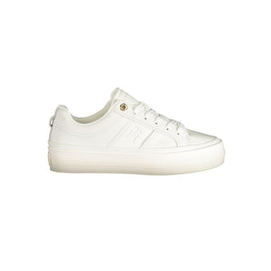 Weißes Polyethylen Damen Sneaker