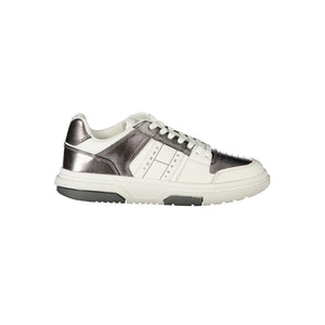 Weißes Polyethylen Damen Sneaker