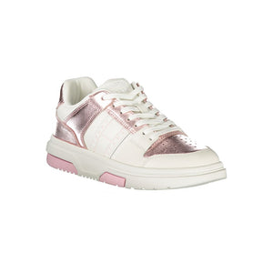 Weißes Polyethylen Damen Sneaker