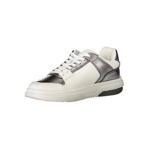 Weißes Polyethylen Damen Sneaker