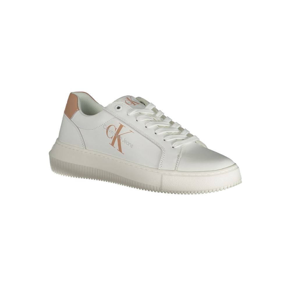 Weißes Leder Damen Sneaker
