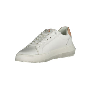 Weißes Leder Damen Sneaker