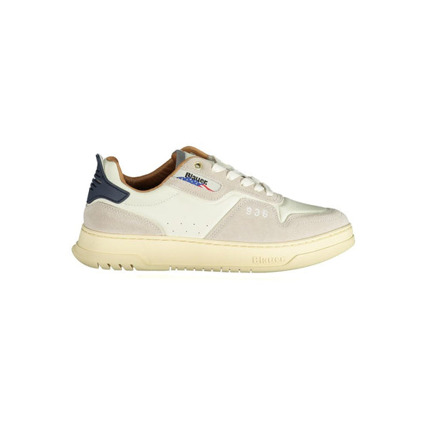 Weißes Polyethylen Herren Sneaker