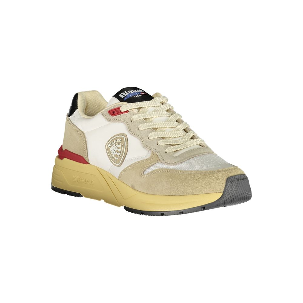 Beige Polyester Herren Sneaker