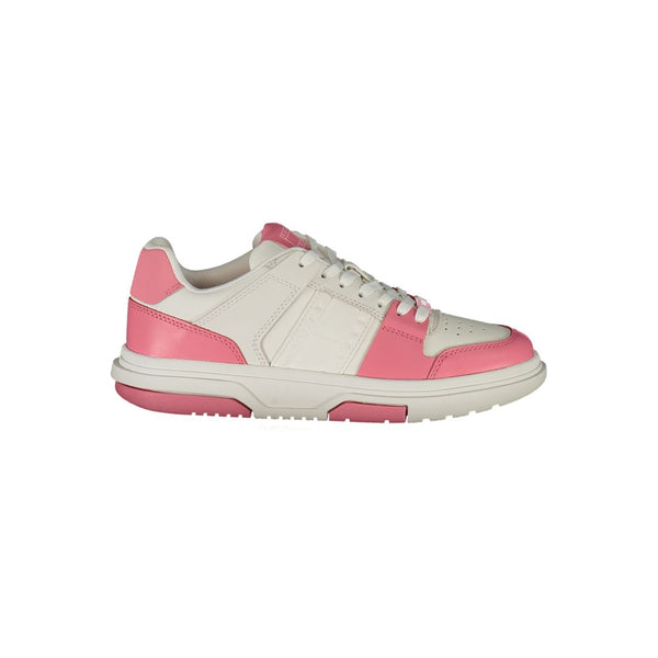 Rosa Leder Damen Sneaker