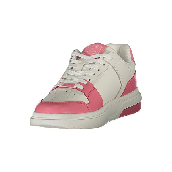 Rosa Leder Damen Sneaker