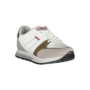 Weiß Polyester Männer Sneaker