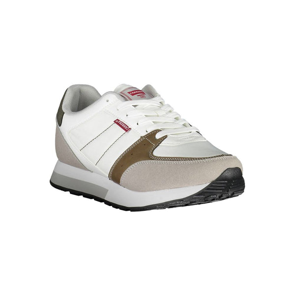 Weiß Polyester Männer Sneaker