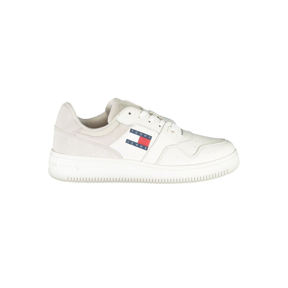 Sneaker aus weißem Polyester