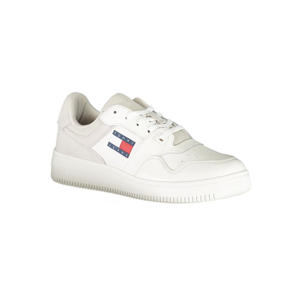 Sneaker aus weißem Polyester