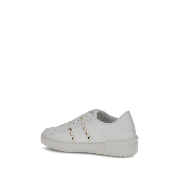 Weiße Kalbshaut Bos Taurus Sneakers mit niedrigem Schaft