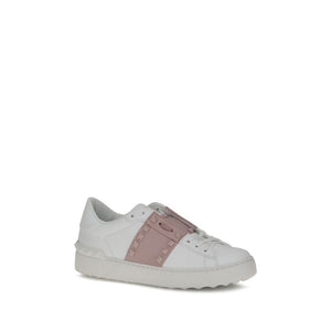 Weiße Kalbshaut Bos Taurus Sneakers mit niedrigem Schaft