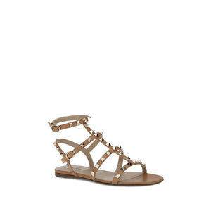 Beige Sandalen aus Kalbsleder Bos Taurus