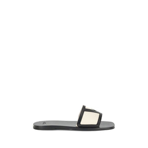 Bunte Kalbsleder Bos Taurus Sandalen