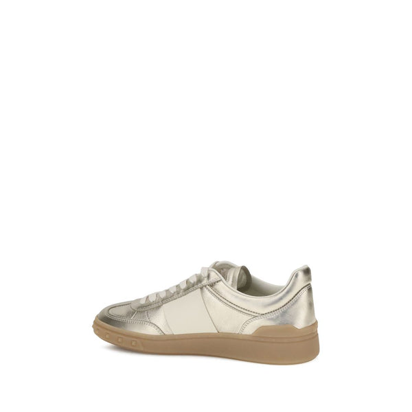 Goldene Kalbshaut Bos Taurus Sneakers mit niedrigem Schaft