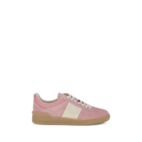 Sneaker mit niedrigem Schaft aus mehrfarbigem Kalbsleder Bos Taurus