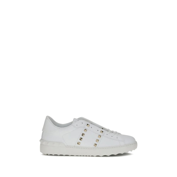 Weiße Kalbshaut Bos Taurus Sneakers mit niedrigem Schaft