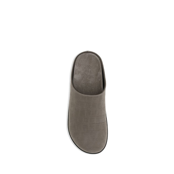 Elegante Gummilatschen in Grau
