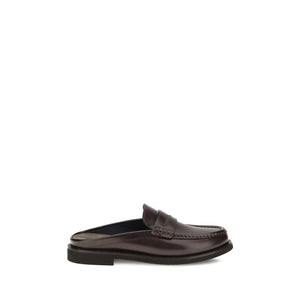 Braune Kalbsleder Bos Taurus Slipper