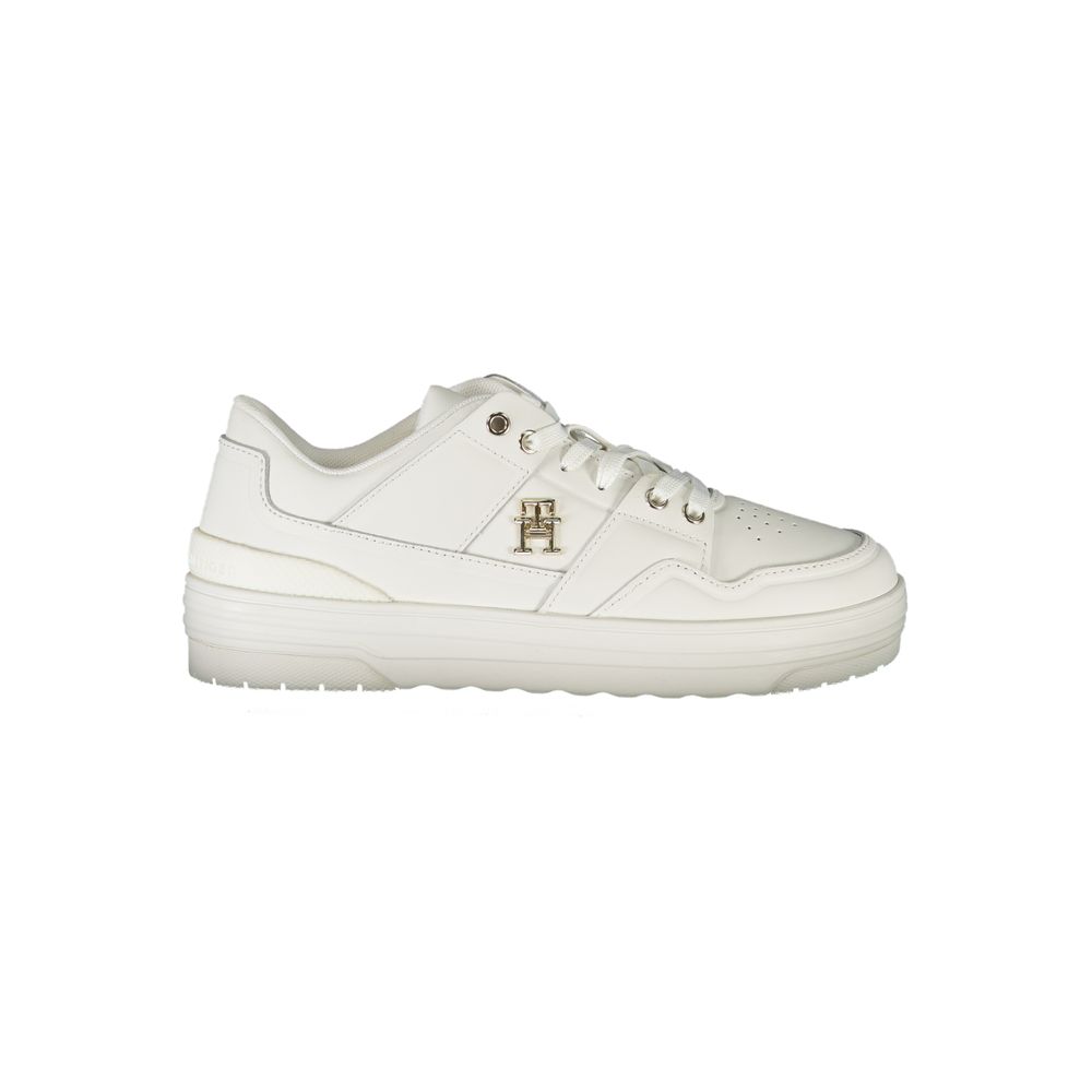 Weißes Leder Damen Sneaker
