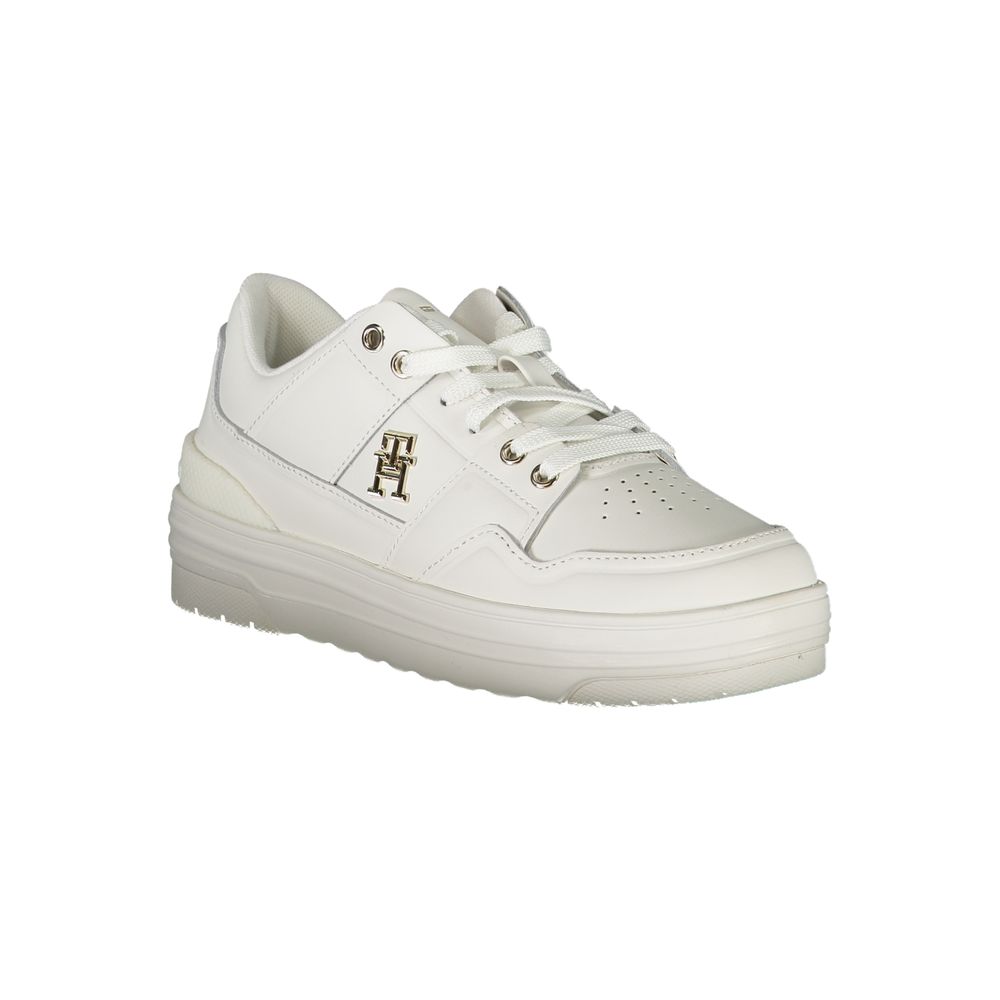 Weißes Leder Damen Sneaker