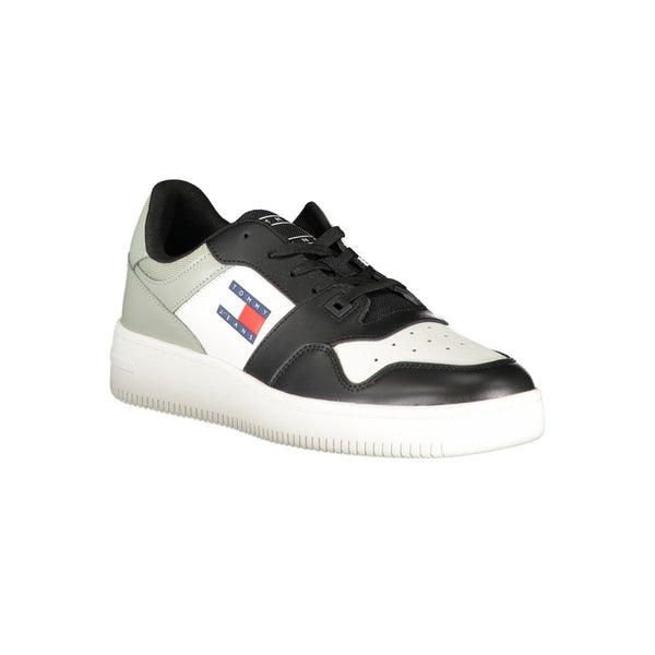 Schwarzer Polyester Sneaker