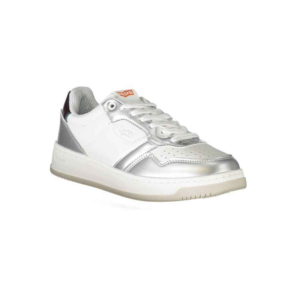 Sneaker aus weißem Polyester