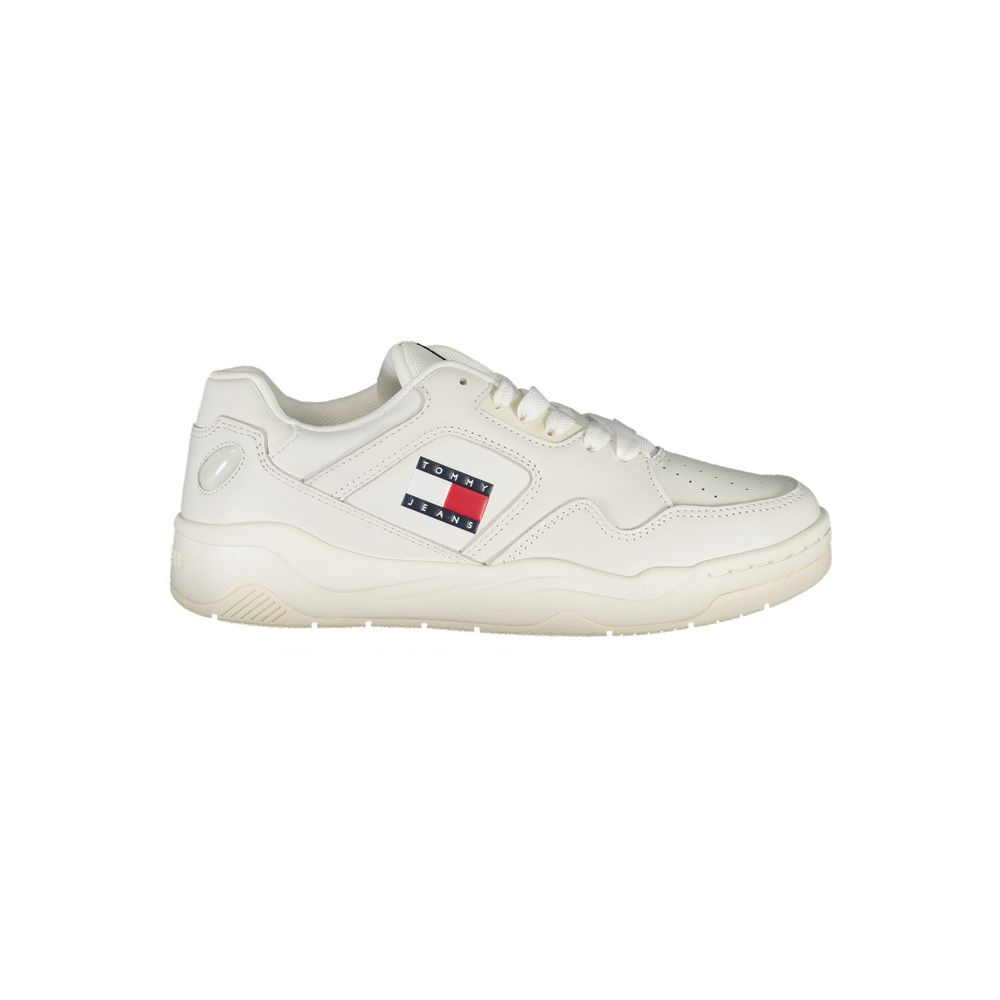 Sneaker aus weißem Polyester