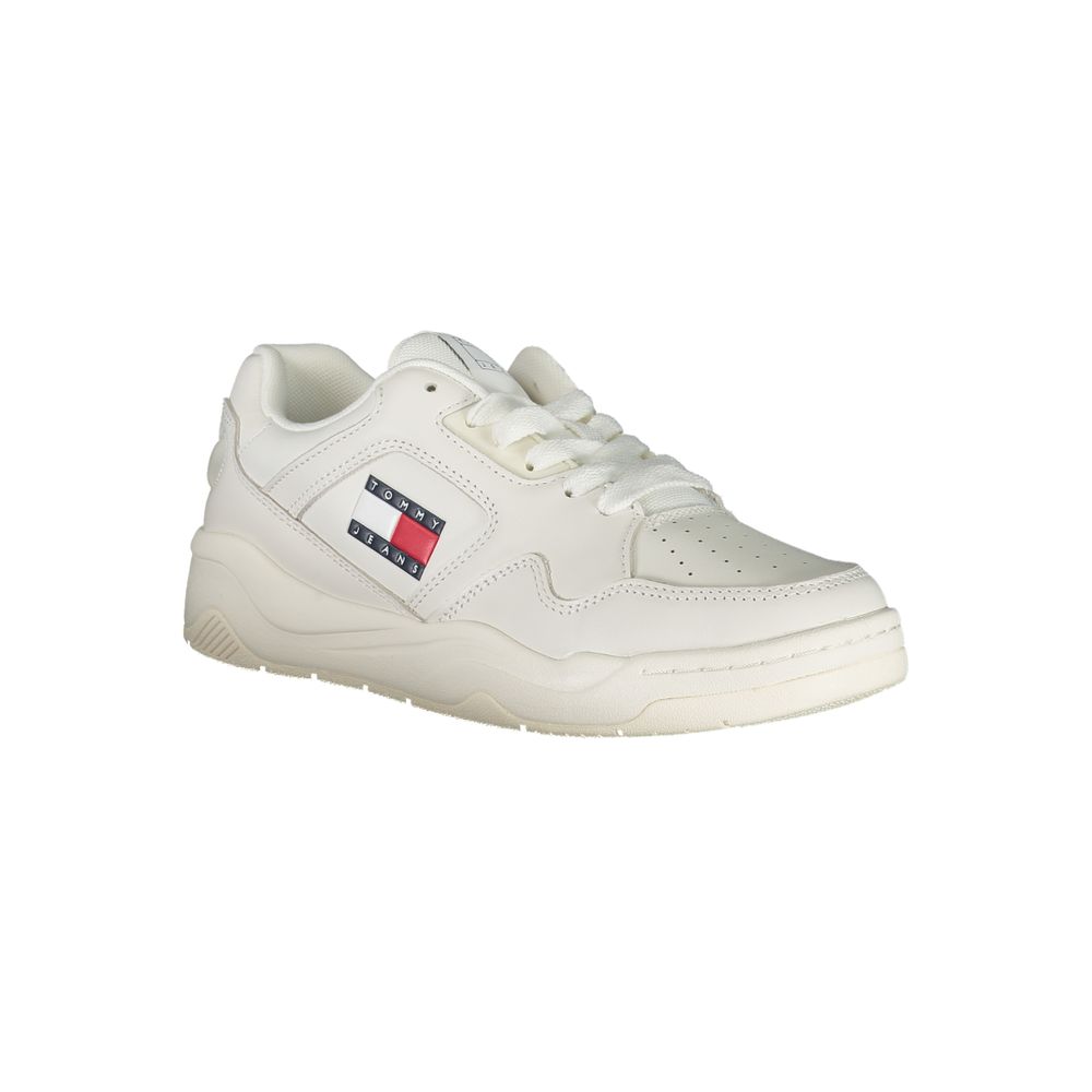 Sneaker aus weißem Polyester