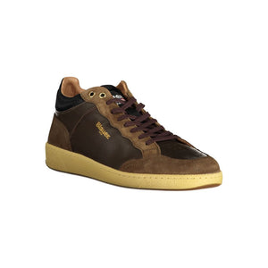 Braunes Leder Herren Sneaker