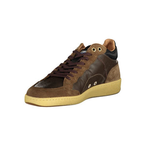 Braunes Leder Herren Sneaker