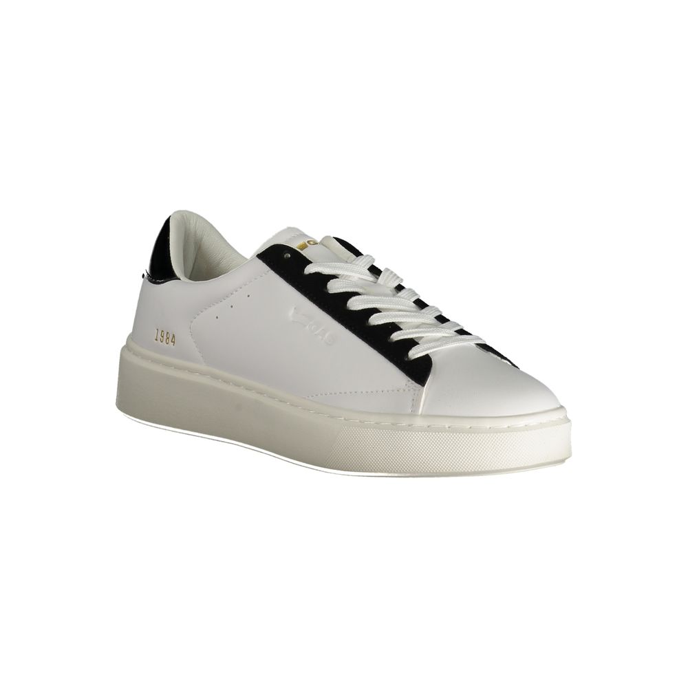 Weißer Polyester Damen Sneaker