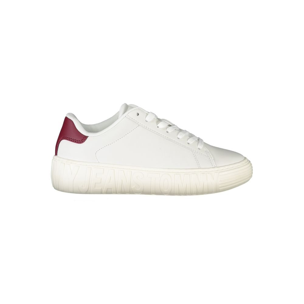 Weißes Leder Damen Sneaker