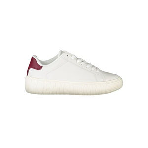 Weißes Leder Damen Sneaker