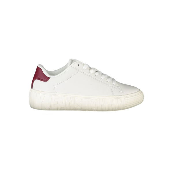 Weißes Leder Damen Sneaker