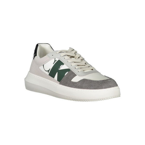 Weißes Polyethylen Herren Sneaker