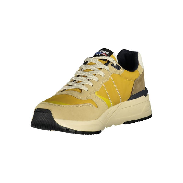 Beige Polyester Herren Sneaker