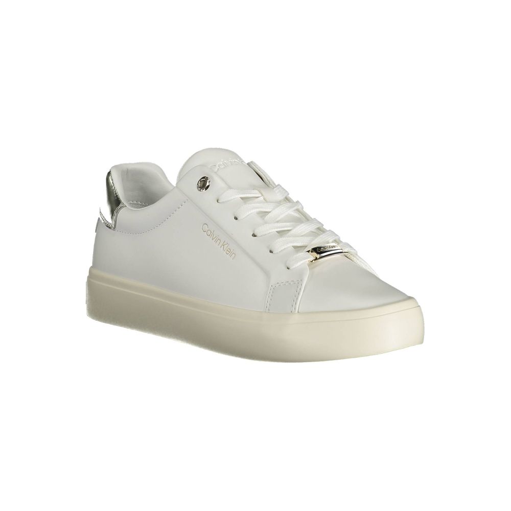 Weißes Leder Damen Sneaker