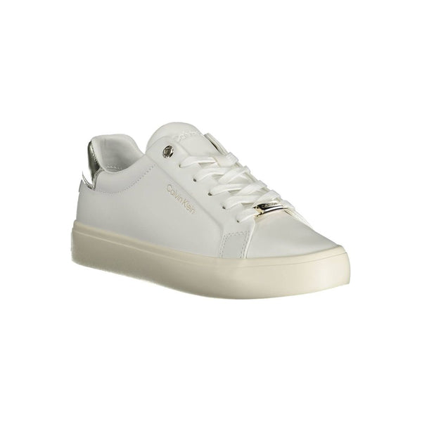 Weißes Leder Damen Sneaker