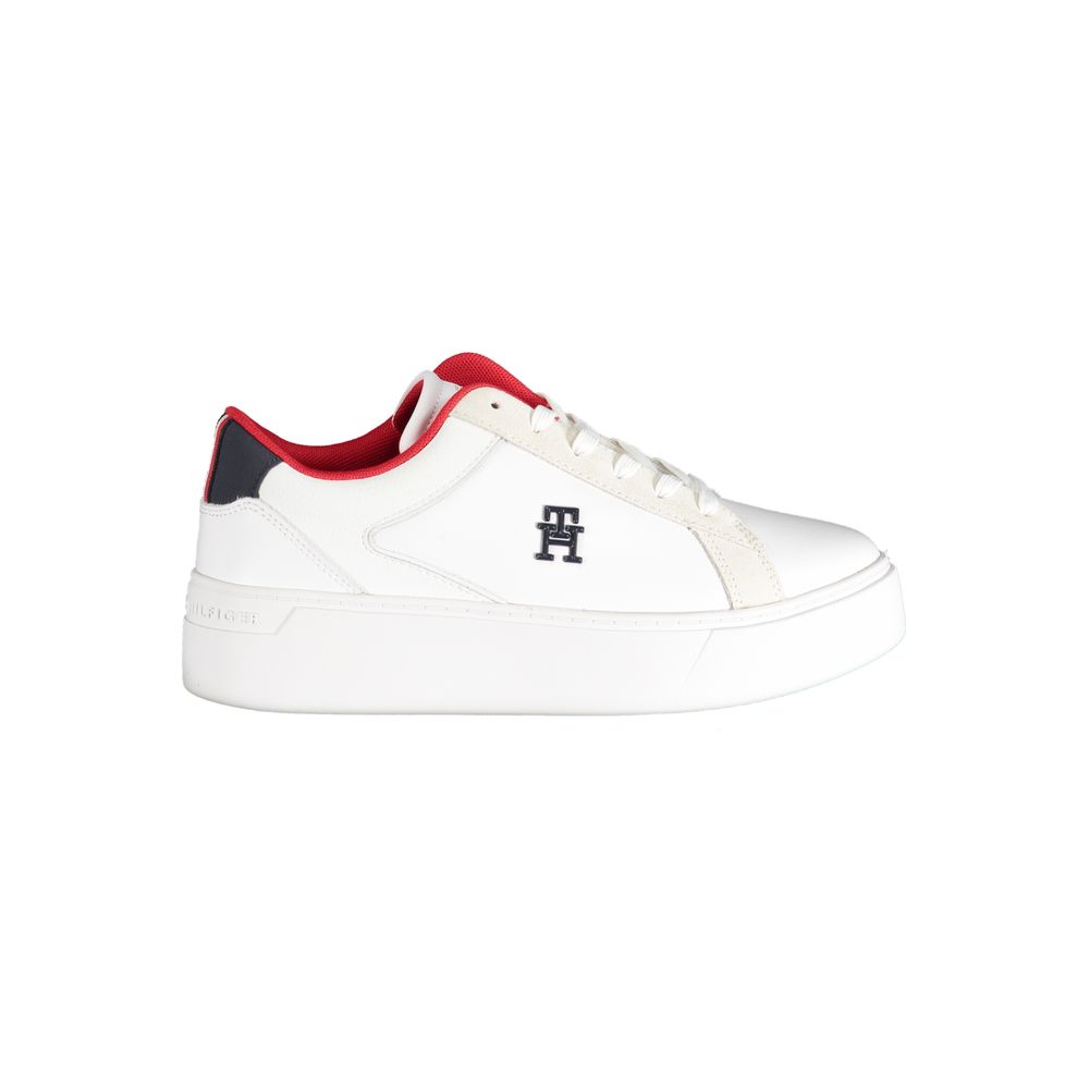 Sneaker aus weißem Polyester