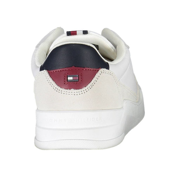 Weiß Polyester Männer Sneaker