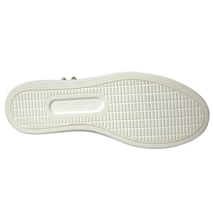 Weiß Leder Gold Rot Herz Turnschuhe Schuhe