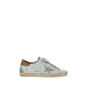 Weiße Leder-Superstar-Sneaker