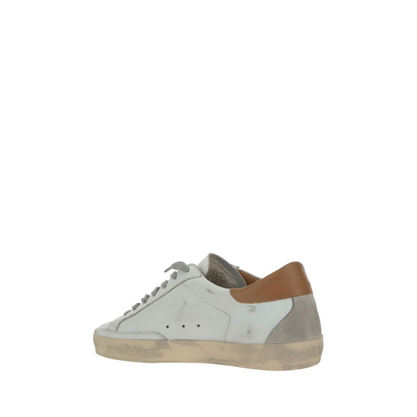 Weiße Leder-Superstar-Sneaker