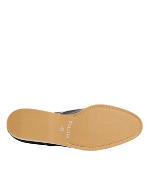 Dunkelbraune Leder Derby Schnürschuhe Kleid Formelle Schuhe