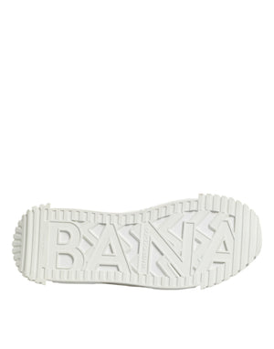 Weiß Baumwolle NS1 Low Top Turnschuhe Schuhe